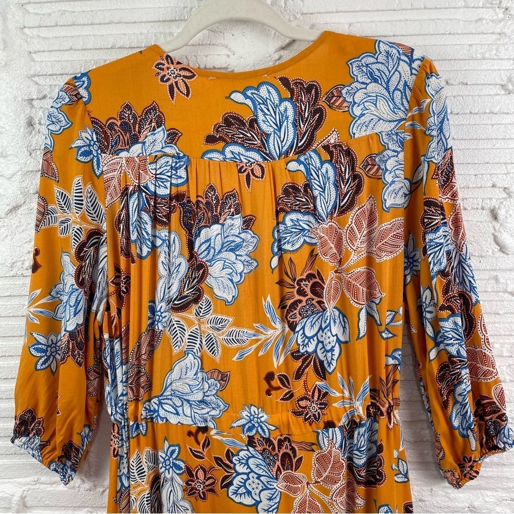 Anthropologie Abel The Label Dress Tiered Maxi Floral Peasant Cottage Bohemian S - Picture 12 of 16